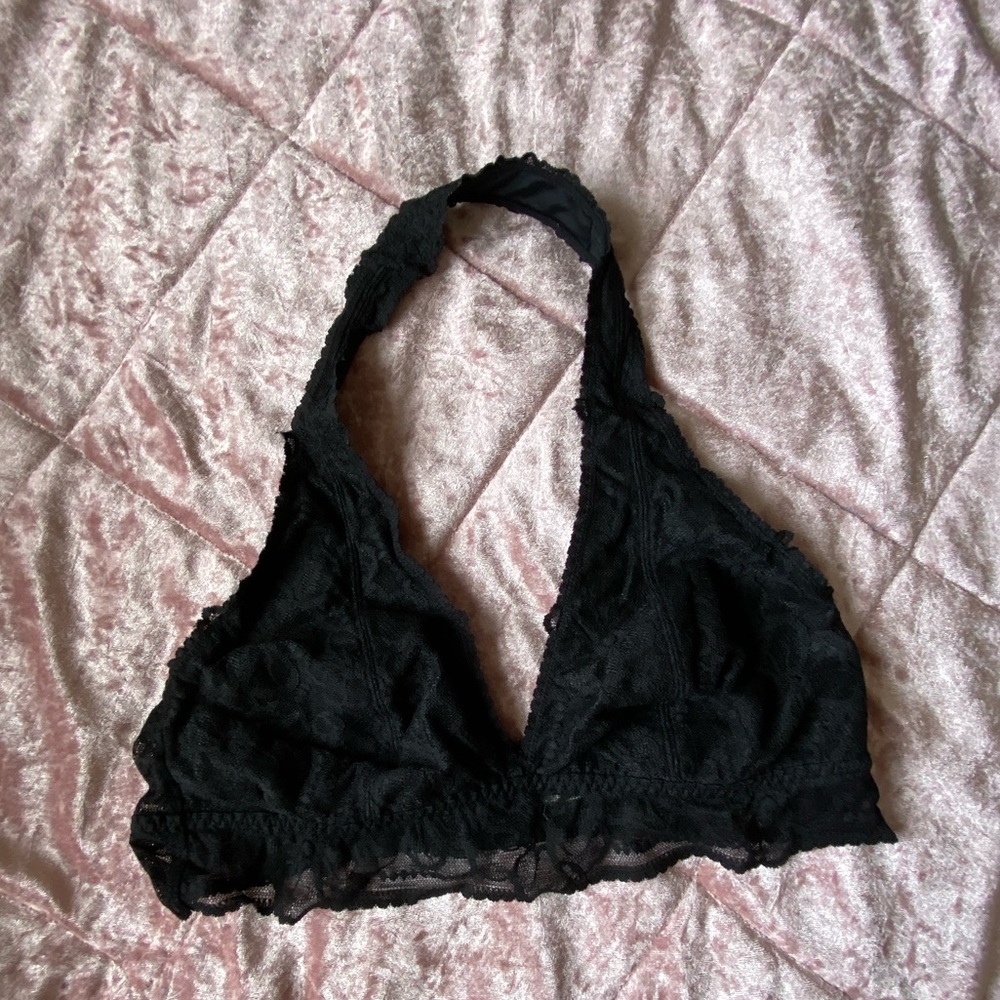 Lace Halter bralette Victoria's Secret L
